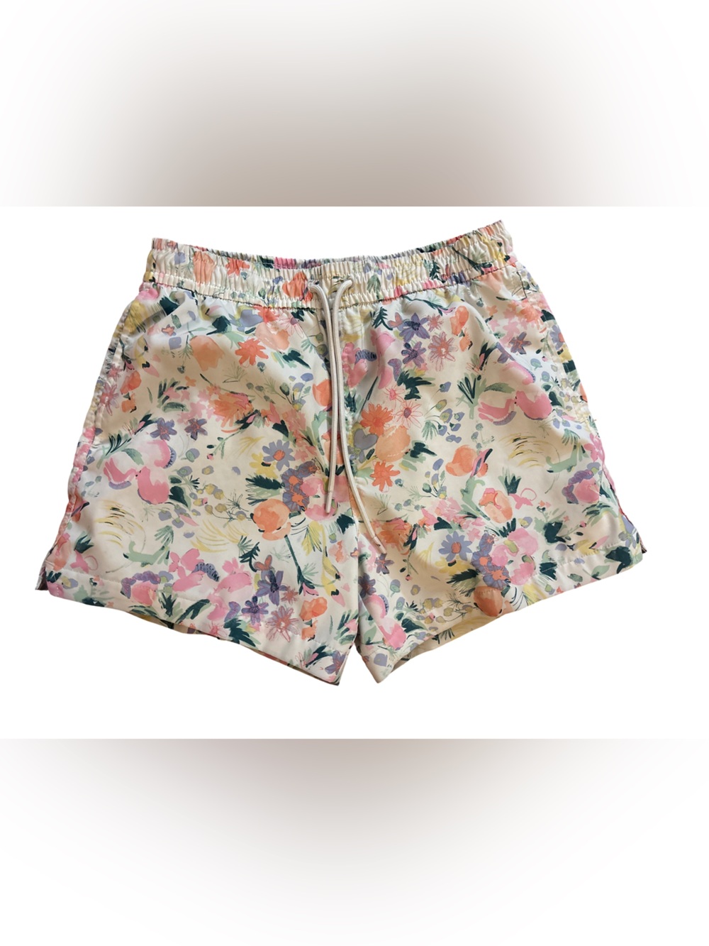Abercrombie & Fitch Floral Pastel Drawstring Athletic Shorts